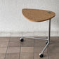 テクタ TECTA サイドテーブル K22R SIDE TABLE キャスター付き 高さ調整可 ドイツ バウハウス ACTUS取扱 展示品 定価99,000円以上 ◇