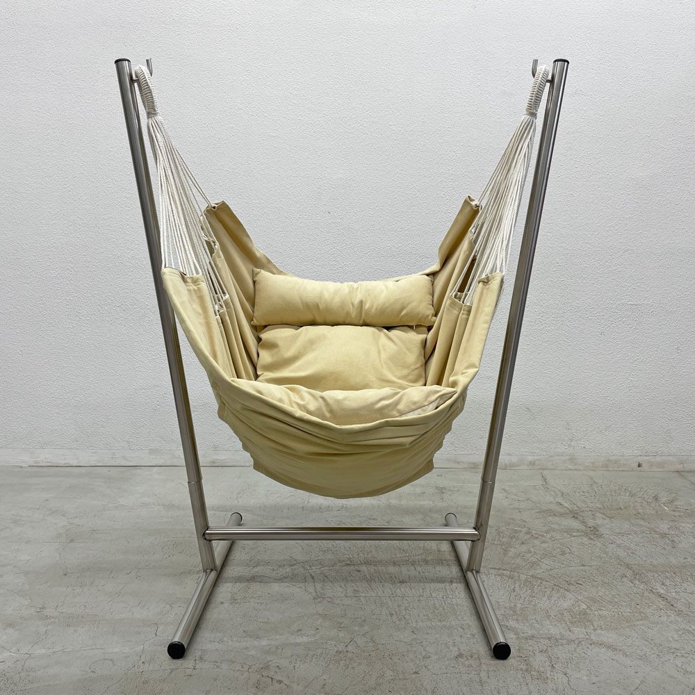 コンフォルタ KOMFORTA ファブリック Fabric ハンモックチェア ラウンジチェア ベージュ 自立式ハンモック スペイン 〓
