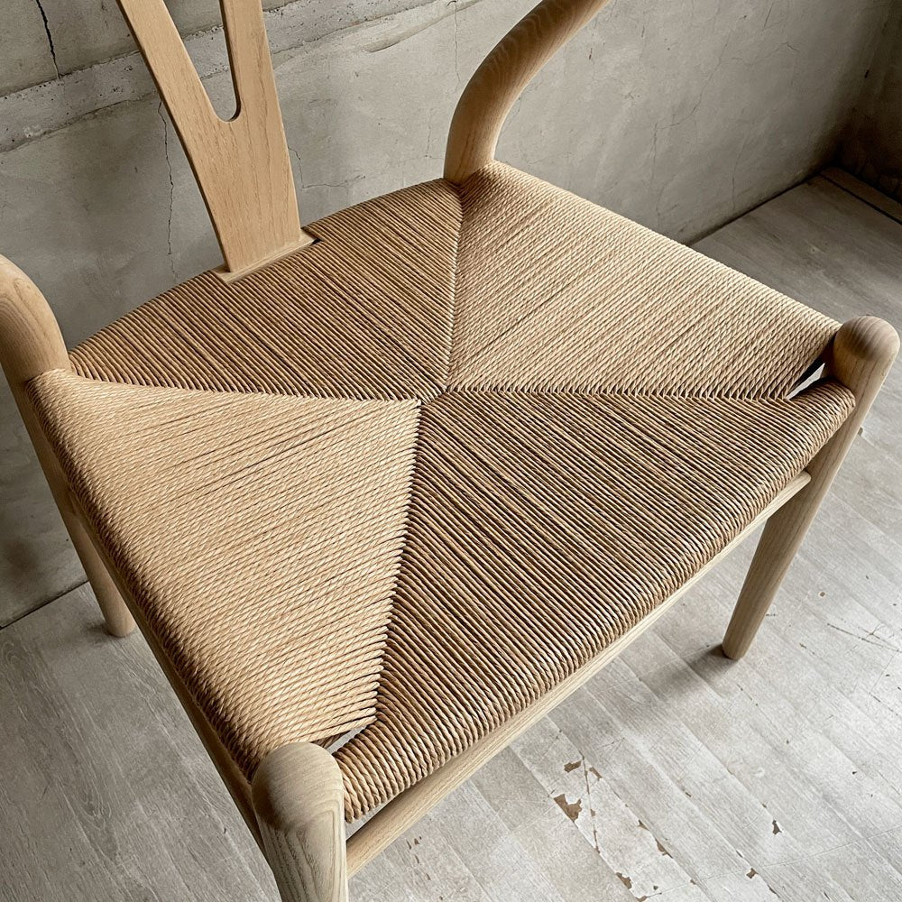 カールハンセン&サン Carl Hansen & Son CH24 Yチェア アッシュ材 ソープフィニッシュ 日本仕様サイズ 座面張替済 ハンス・J・ウェグナー デンマーク 北欧家具 ♪