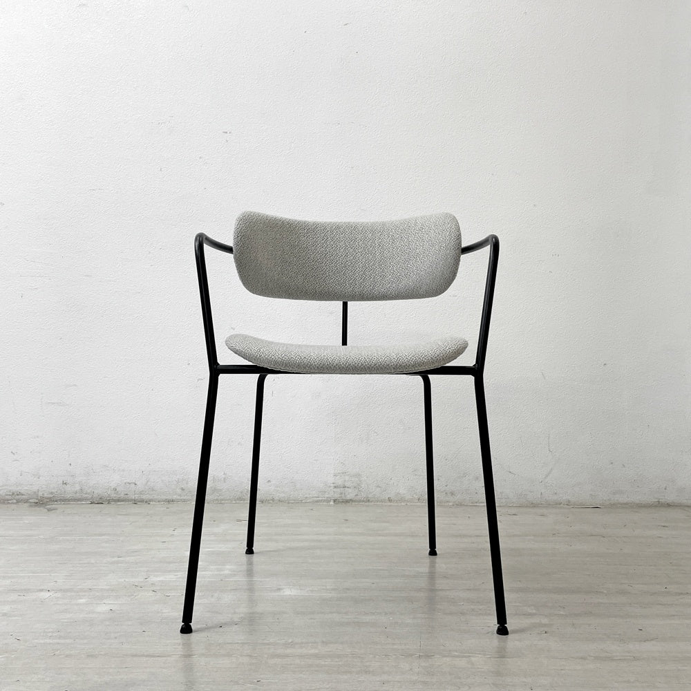 ワークプラス Work Plus ホアカチェア HOAKA CHAIR アームチェア スタッキング スチールフレーム ファブリック グレー アスプルンド取扱 C ●