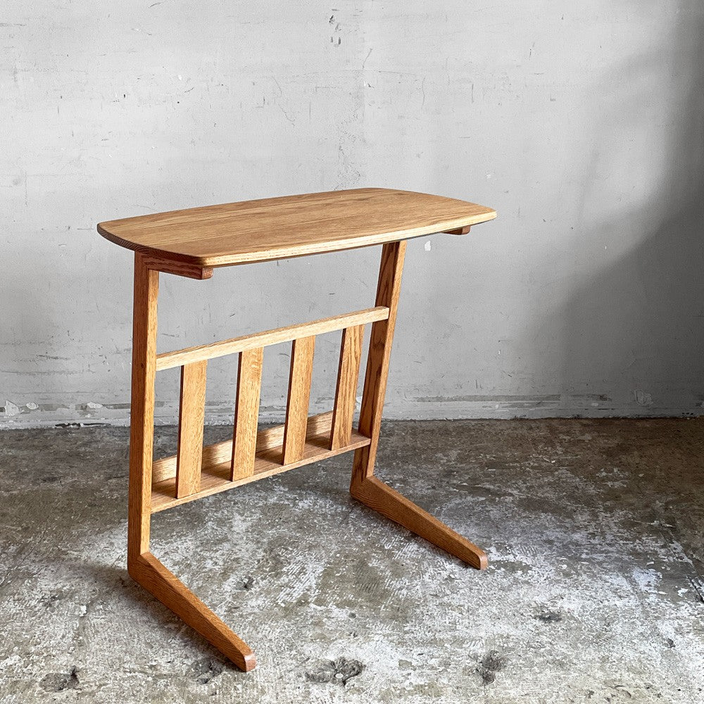モモナチュラル MOMO Natural サイド B テーブル SIDE B TABLE マガジンラック W55cm オーク無垢材 ナチュラルデザイン ■