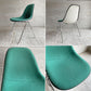 ハーマンミラー Herman Miller モダンファニチャーセールス ビンテージ サイドシェルチェア FRP アプホルスター ファブリック張り替え済み スタッキングベース イームズ ♪