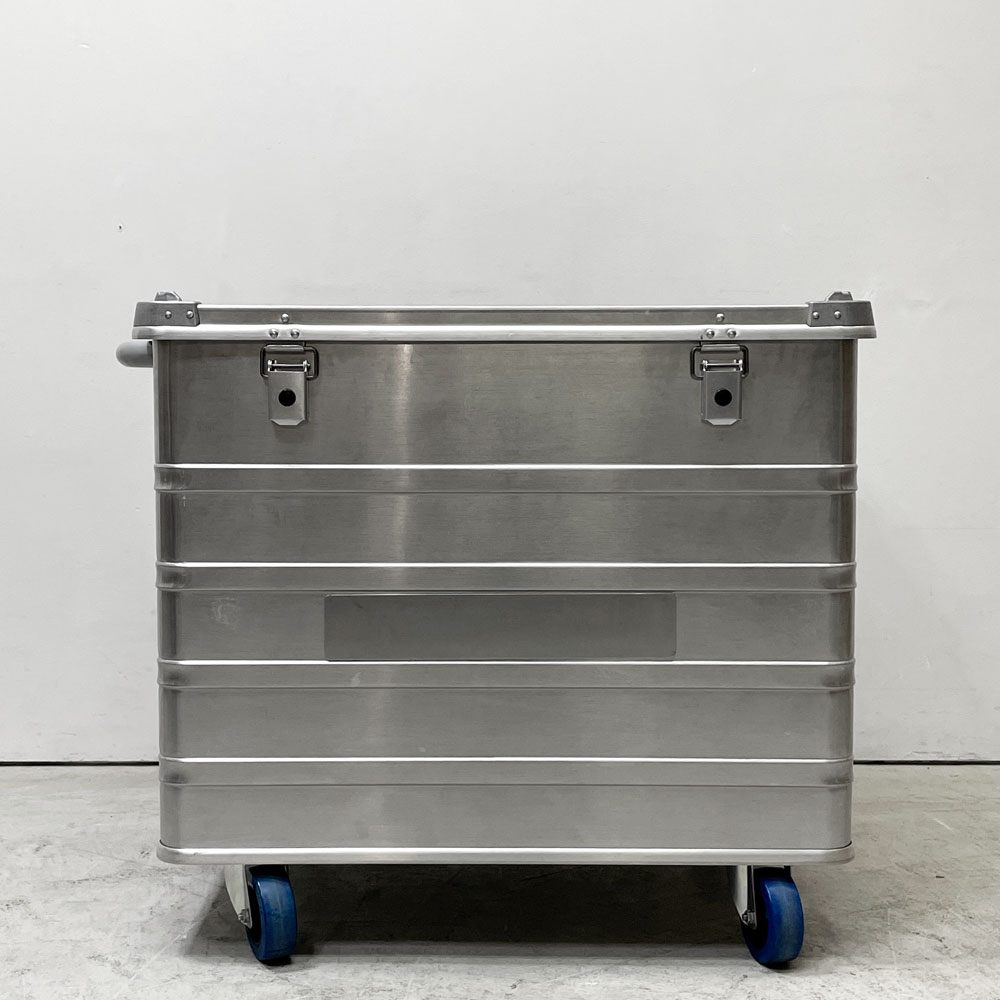 アルポス ALPOS アルミコンテナ ALUMINUM CONTAINER キャスター付き 239L PSF取り扱い 定価￥83,600- ●