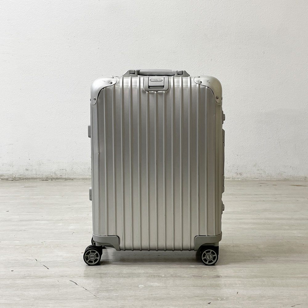 リモワ RIMOWA トパーズ Topas キャビン マルチホイール Cabin MultiWheel IATA 32L 4輪 アルミニウム シルバー キャリーケース スーツケース 機内持ち込み可 ●