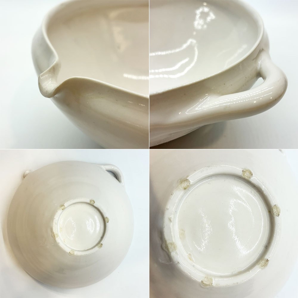 岡田直人 Naoto Okada手付き片口鉢 深 スープボウル うつわ 20.5cm 陶芸家 現代作家 ★