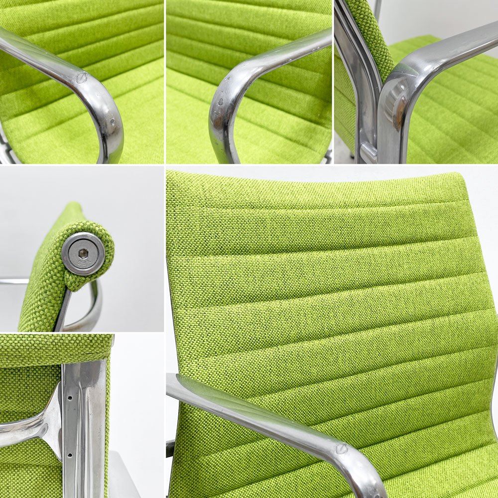 ハーマンミラー Herman Miller イームズアルミナムグループ マネジメントチェア デスクチェア ファブリックシート アルミバフベース 5本脚 固定脚 昇降無し イームズ ●