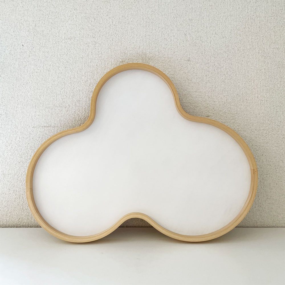 マヤムー majamoo 白樺のトレイ TRAY ホワイト W44cm バーチ材 ヤニ・マルティカイネン フィンランド 定価￥20,900- ◎