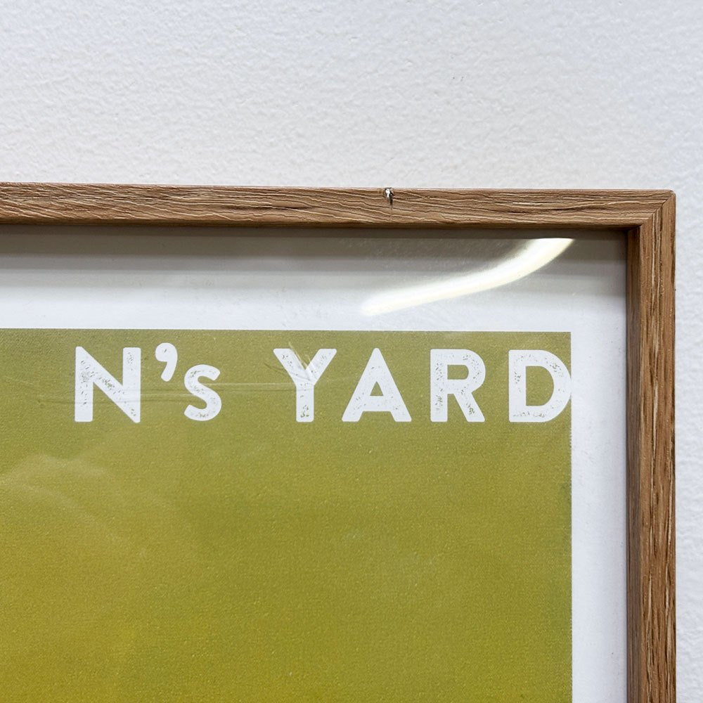 奈良美智 I want to see the Bright ポスター 額装品 N's YARD 現代美術 ●