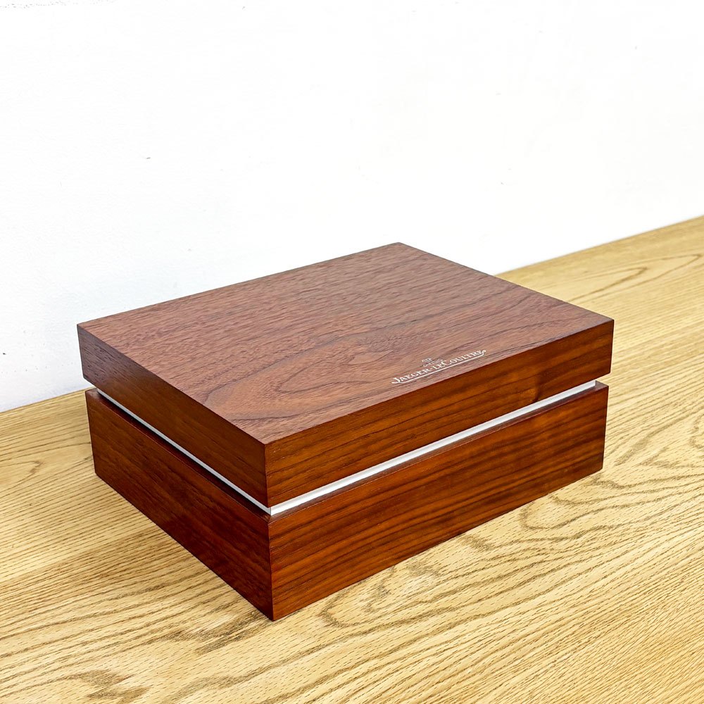ジャガールクルト JAEGER LE COULTRE 腕時計 純正ボックス ウォッチボックス ケース 木製 箱のみ アクセサリーボックス 小物入れ 説明書 冊子付き スイス ●