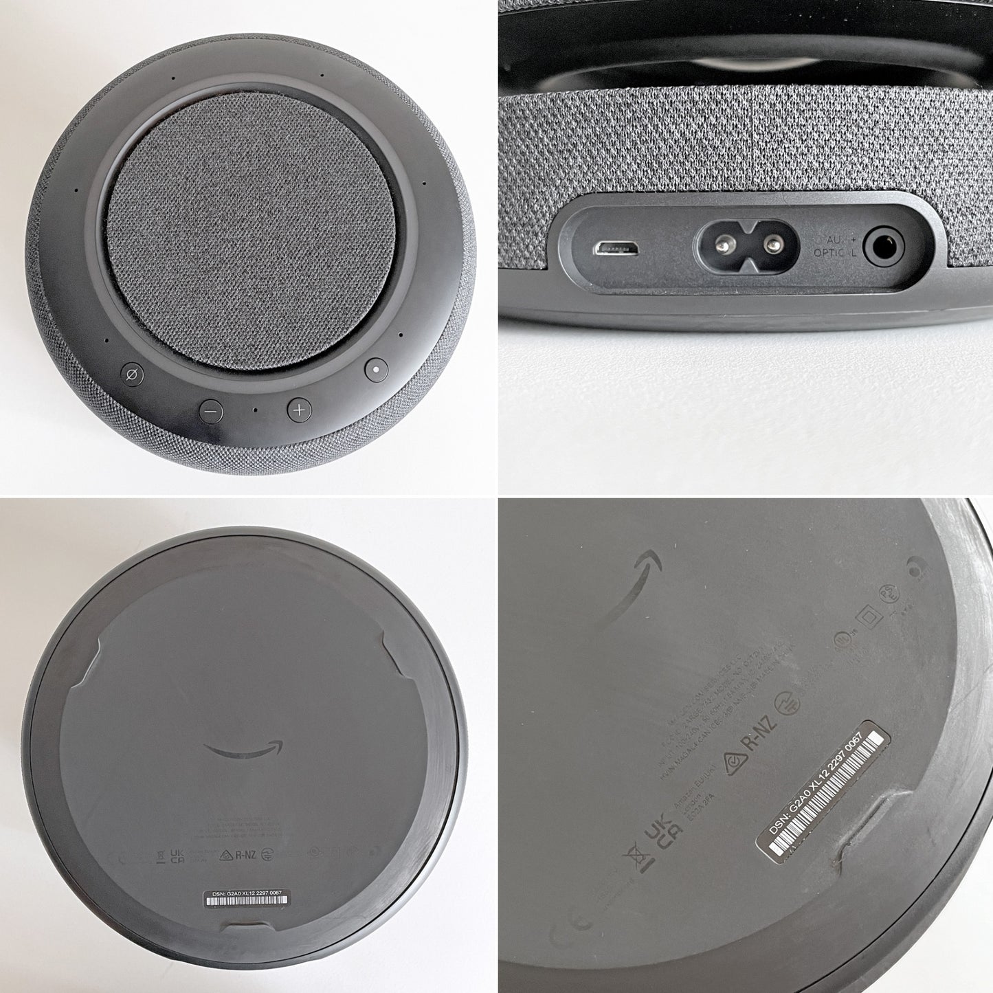 アマゾン Amazon エコースタジオ Echo Studio with Dolby Atmos & Alexa チャコール 2台セット ■