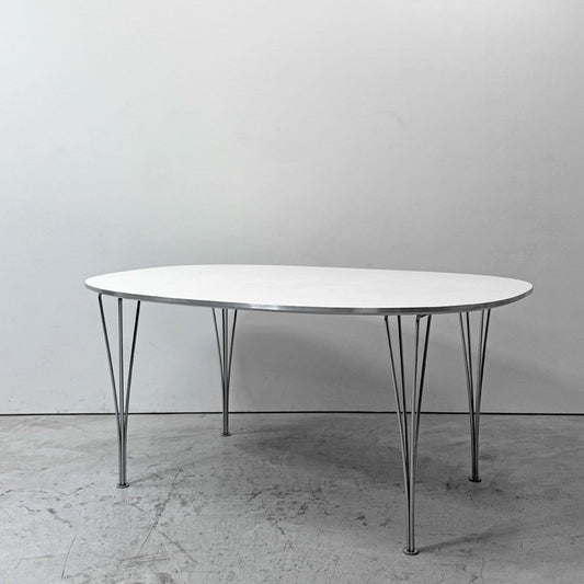フリッツハンセン Fritz Hansen Bテーブル スーパー楕円テーブル ダイニングテーブル ピート・ハイン ブルーノ・マットソン アルネ・ヤコブセン デンマーク 北欧家具 ●