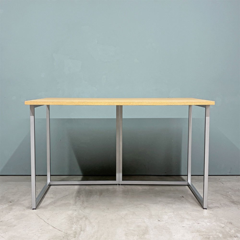 ビスレー BISLEY デスクプラン DESK PLAN Lフット ワーキングテーブル デスク オーク メラミン天板 スチール脚 W120cm イギリス ◎