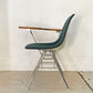 ハーマンミラー Herman Miller サイドシェルチェア セカンド 2nd ビンテージ アプホルスター スクールベース スタッキングベース 肘掛けテーブル付 イームズ ミッドセンチュリー C ★