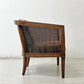 ドレクセルヘリテイジ DREXEL HERITAGE トライユン TRIUNE アップホルスタリーチェア UPHOLSTERY CHAIR ラタン張り USビンテージ B ●