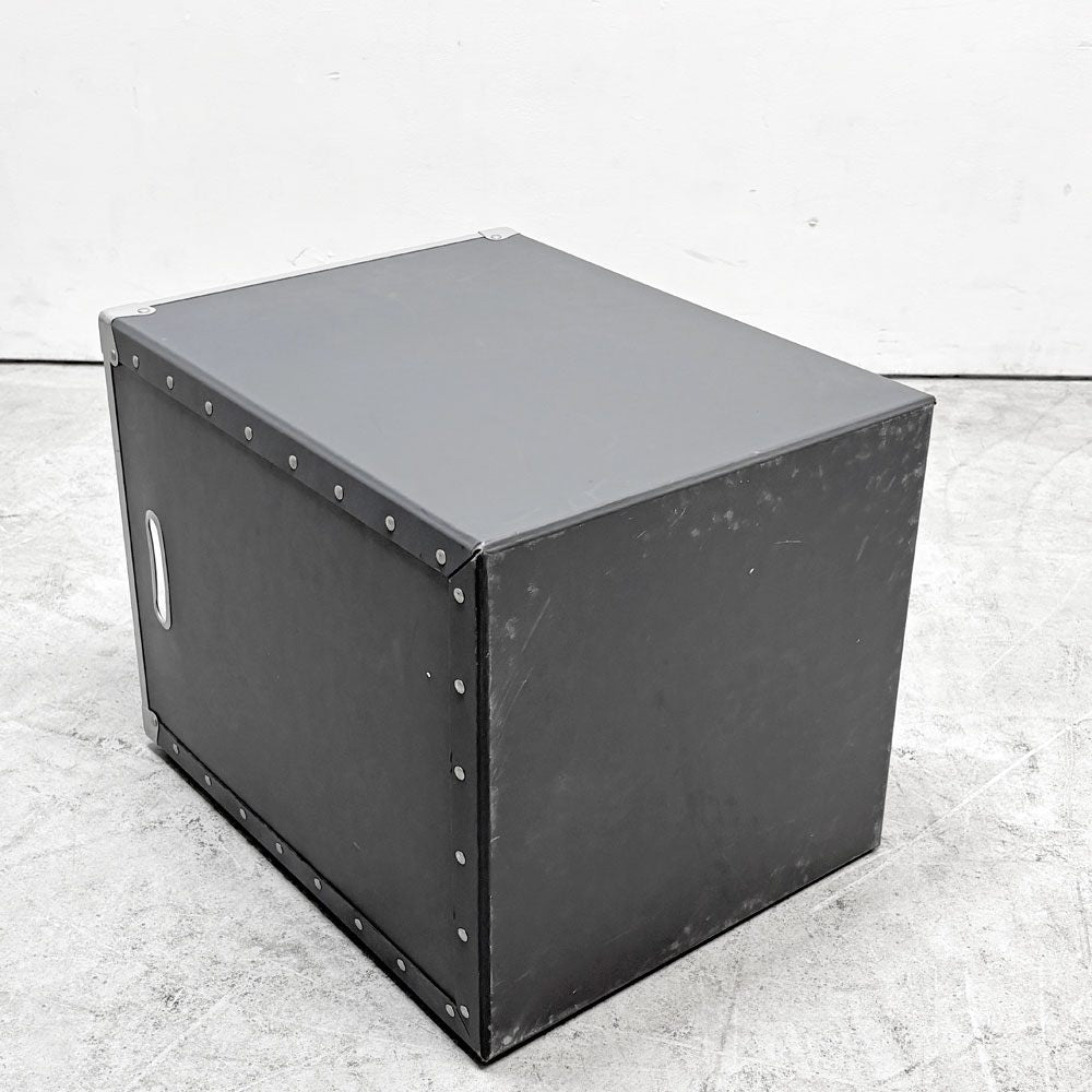 ユーエスエムハラー USMハラー USM Haller モジュラーファニチャー ブラック系 純正 パスコボックス 収納ボックス W34×Ｈ43 スイス A ●