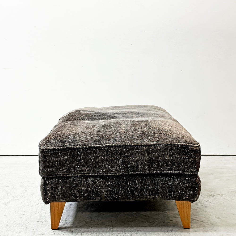 コンランショップ THE CONRAN SHOP エリプス ELLIPSE フットスツール オットマン カバーリング仕様 ナチュラルモダン ●
