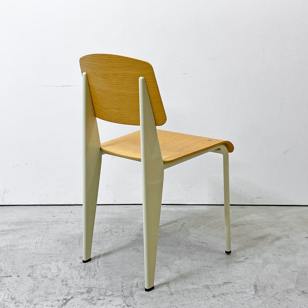 ヴィトラ vitra スタンダードチェア Standard chair ナチュラルオーク×ブランコロンブ ジャン・プルーヴェ Jean Prouve 名作椅子 定価￥138,600- ●