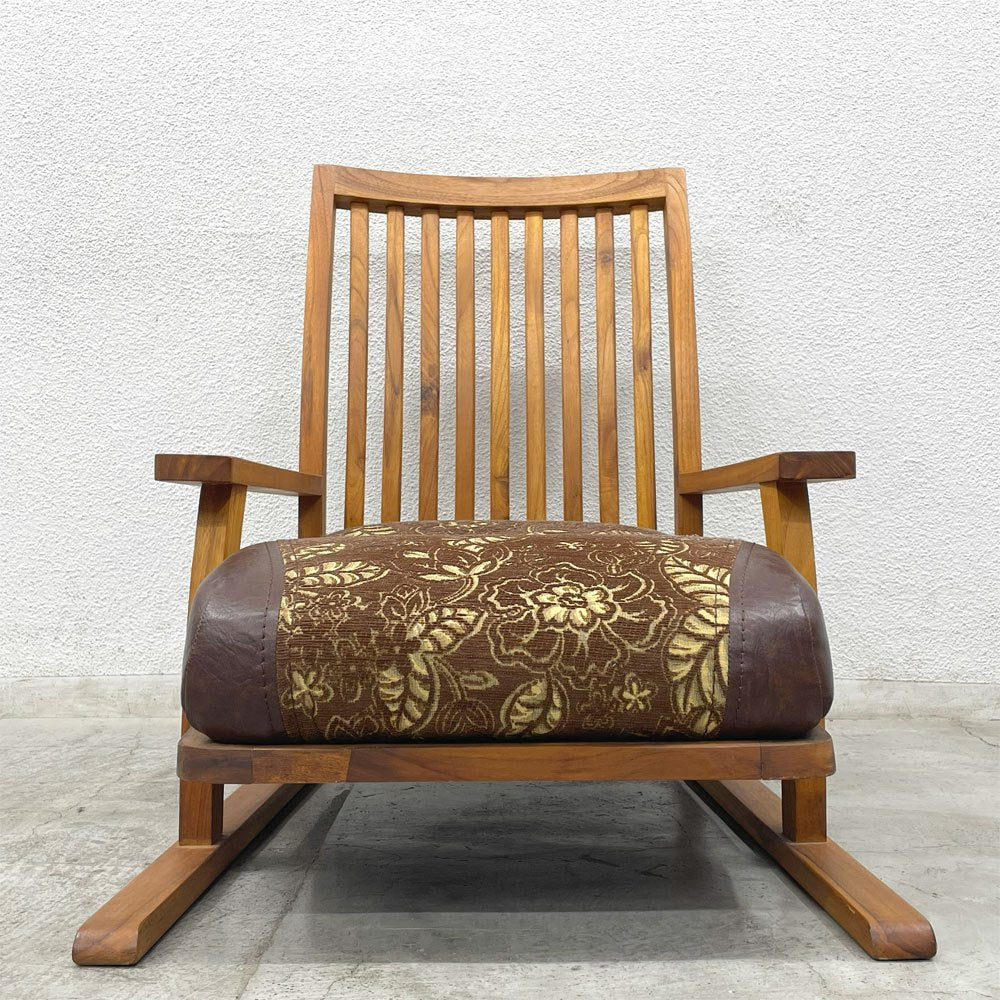 BC工房 畳椅子 低座椅子 ラウンジチェア チーク無垢材 ファブリック 国産クラフト家具 〓