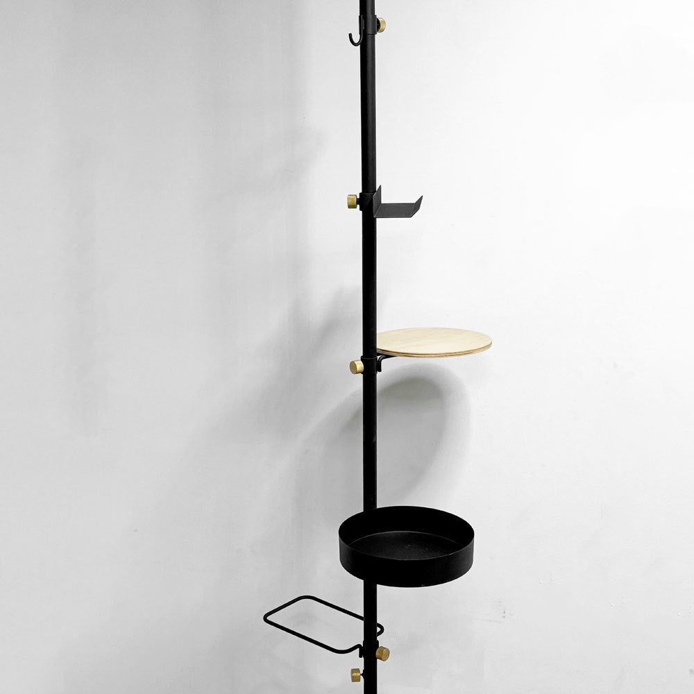 ドローアライン DRAW A LINE テンションロッド Tension Rod C + テーブル＆トレイ＆ブックスタンド＆フックA＆シューズラック付き ●