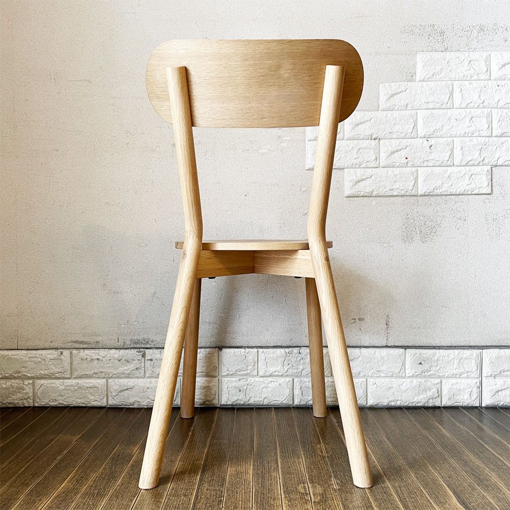 カリモクニュースタンダード KARIMOKU NEW STANDARD キャストールチェア CASTOR CHAIR ダイニングチェア PURE OAK 板座 スタッキング BIG-GAME B ◎