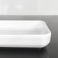 ロイヤルコペンハーゲン ROYAL COPENHAGEN ホワイトフルーテッド White Fluted ロングスクエアプレート 24.5cm 北欧雑貨 ■