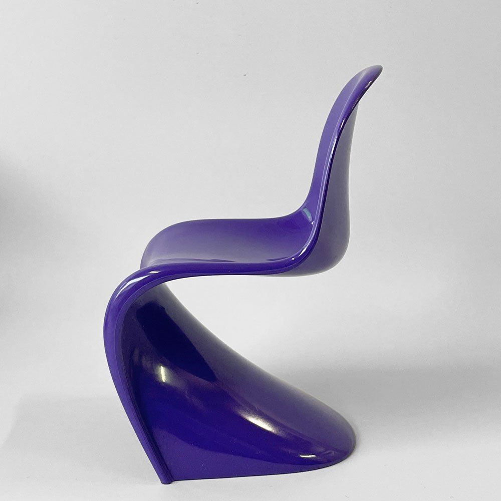 ヴィトラ デザインミュージアム Vitra Design Museum ミニチュアコレクション パントンチェア 1/6スケール 限定カラー パープル 箱付き ◇