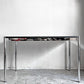 ユーエスエムハラー USMハラー USM Haller モジュラーファニチャー ハラーテーブル ワークデスク W125cm オーク材 ブラック アジャスター 高さ調整機能付き スイス ■