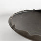 木下和美 輪花鉢 -蕾- 深皿 大鉢 Lサイズ 黒釉 磁器 22cm 現代作家 A ■