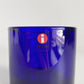 イッタラ iittala マリメッコ marimekko キビ kivi キャンドルホルダー コバルトブルー 60mm ガラス ヘイッキ・オルヴォラ フィンランド 北欧雑貨 箱付 ■