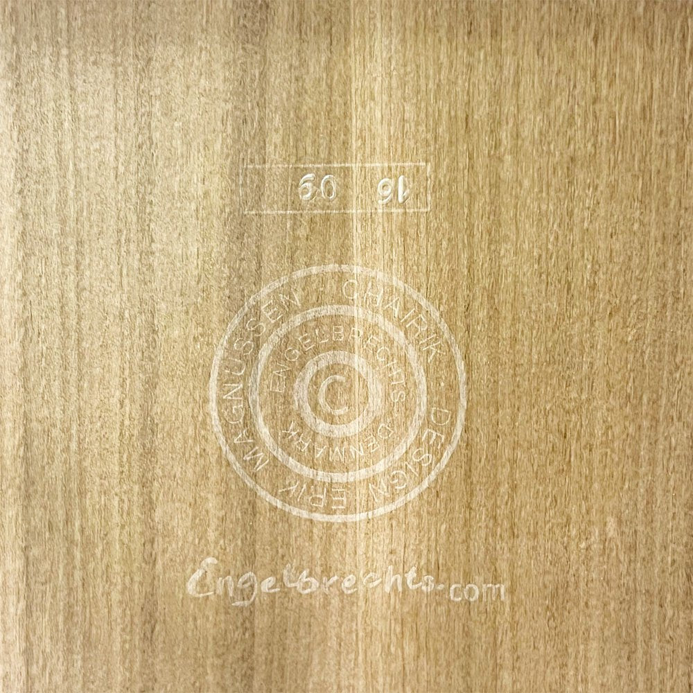 エンゲルブレヒト Engelbrechts チャリック CHAIRIK 107 ダイニングチェア スタッキング そり足 チェリー 未使用品 デンマーク ●
