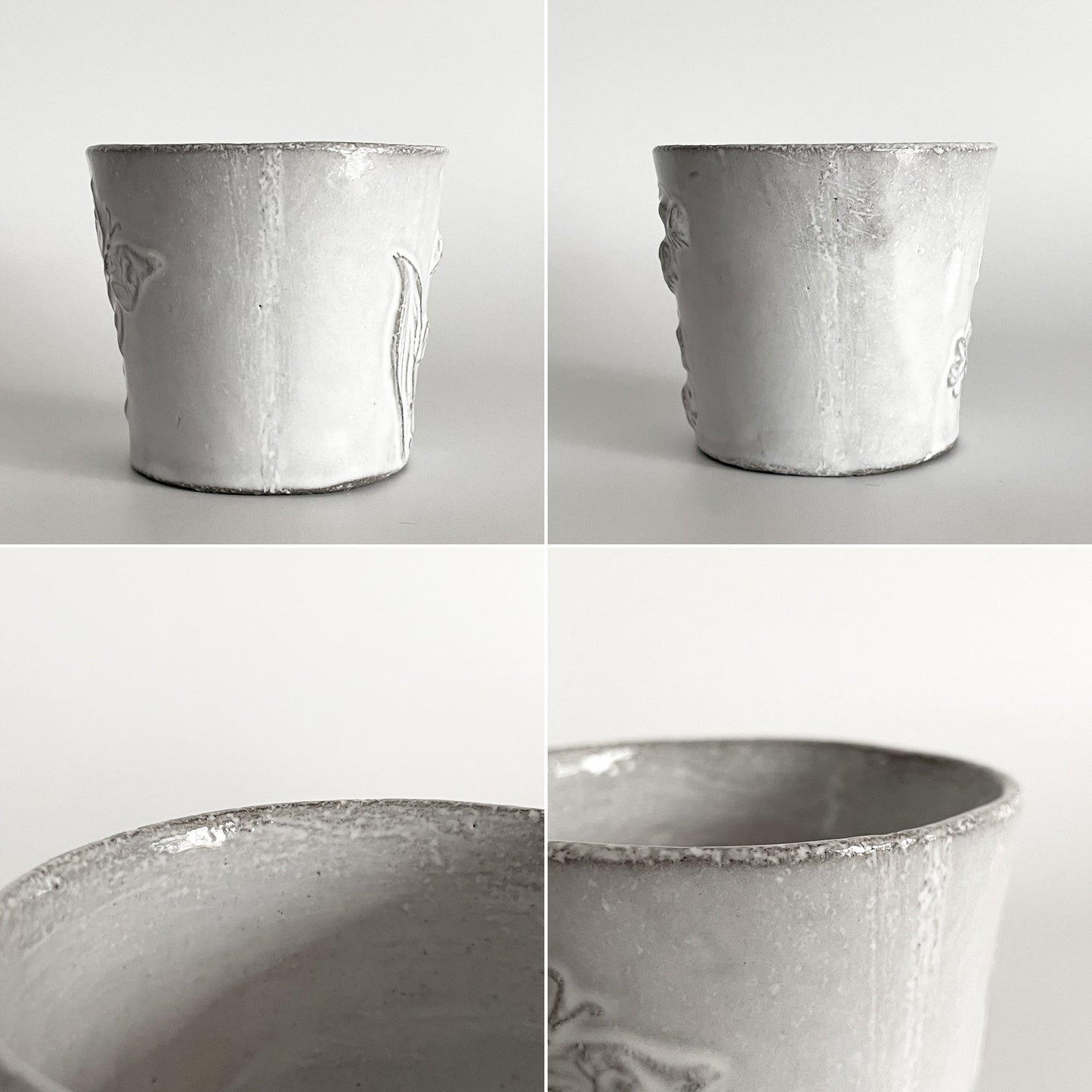 アスティエ・ド・ヴィラット Astier de Villatte フルール Fleurs カップ タンブラー 蝶 スズラン 陶器 フランス B ■