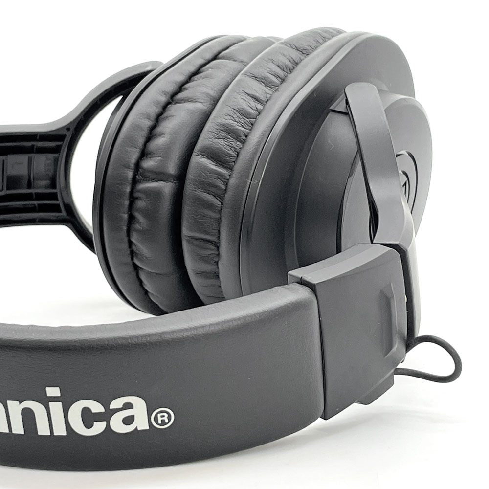 オーディオテクニカ audio-technica ヘッドフォン ATH-N20x ブラック レザーパッド 伸縮アーム ●