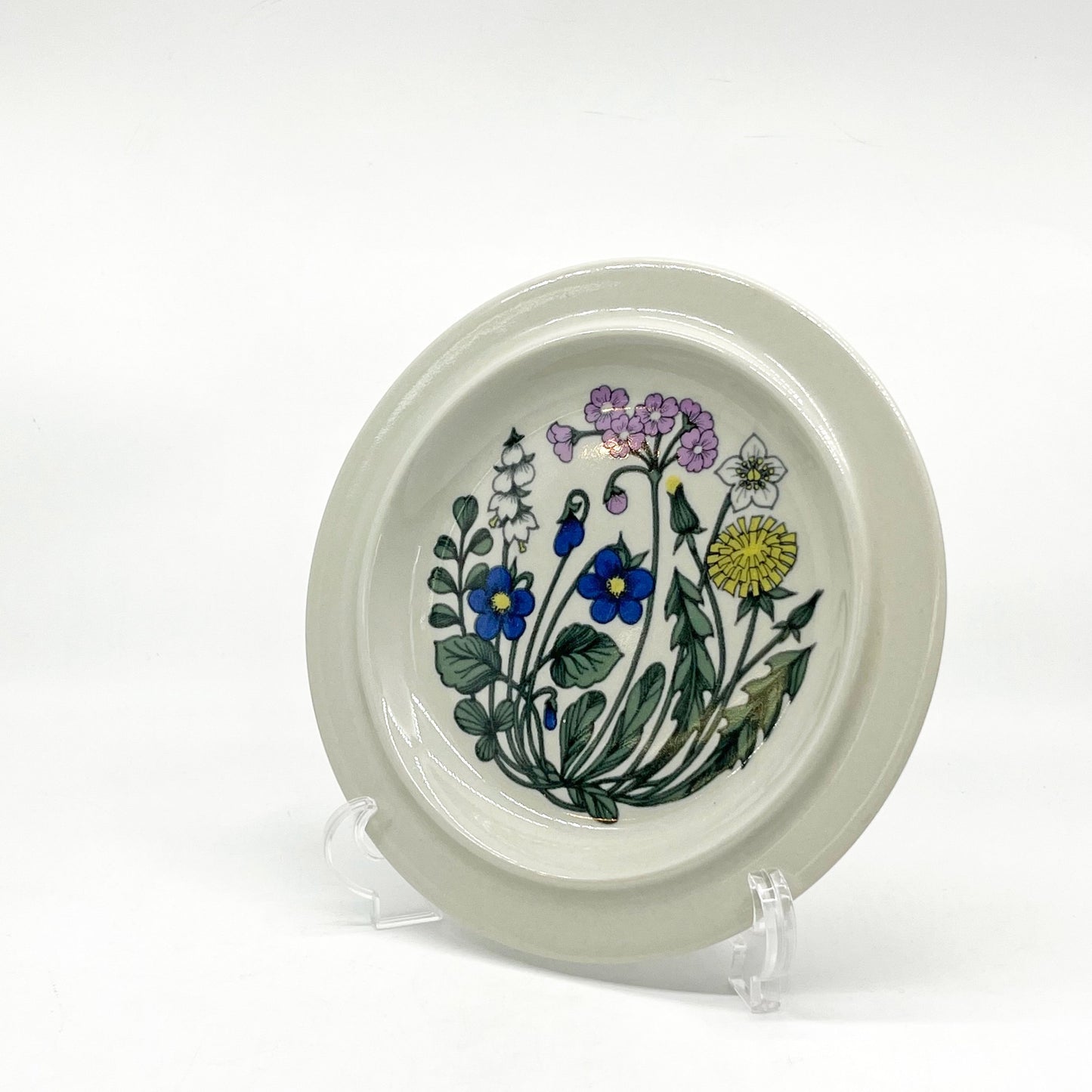 アラビア ARABIA フローラ Flora プレート 20cm エステリ・トムラ ビンテージ フィンランド 北欧食器 ●