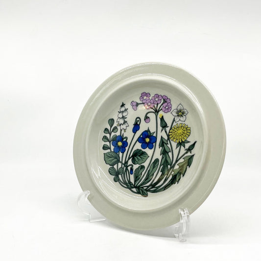 アラビア ARABIA フローラ Flora プレート 20cm エステリ・トムラ ビンテージ フィンランド 北欧食器 ●