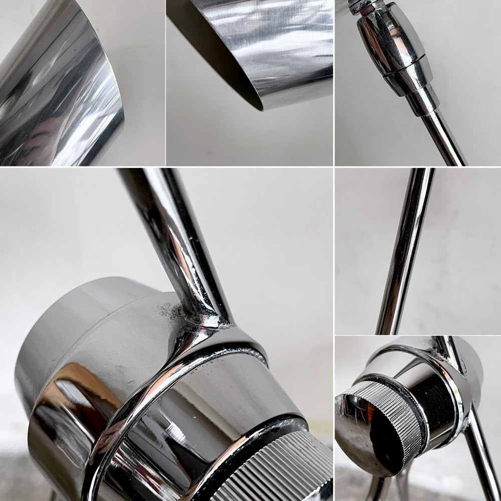 イデー IDEE エクリプス2 ECLIPSE II フロアスタンド アルミシェード 90s 旧三角ベース スペースエイジ ビンテージ 希少 ■