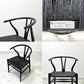 カールハンセン＆サン Carl Hansen & Son CH24 Yチェア 日本仕様サイズ ブラックラッカー×ブラックペーパーコード ハンス・J・ウェグナー ビーチ材 B ●