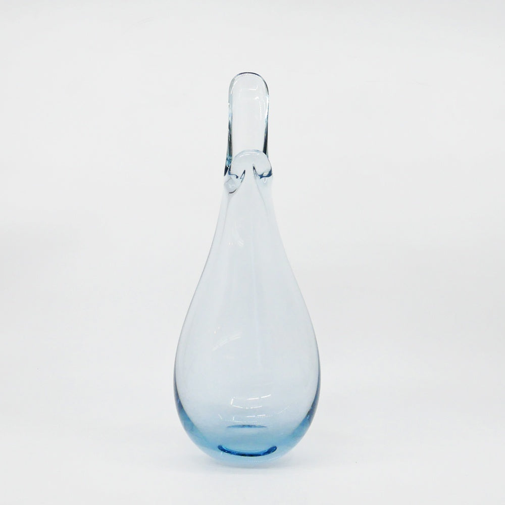 ホルムガード Holmegaard Naebvase ガラス フラワーベース 一輪挿し H24cm ペル・ルッケン Per Lutken ハンドメイド デンマーク ビンテージ ●