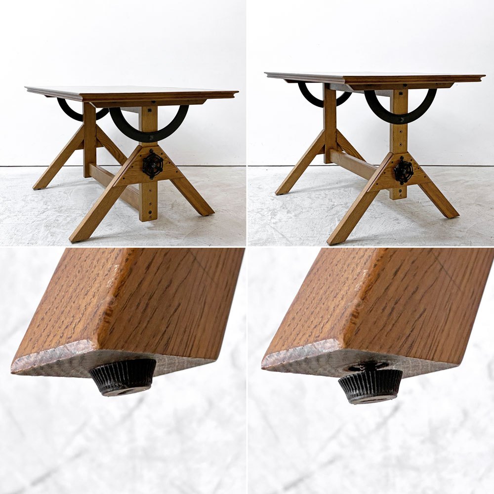 アクメファニチャー ACME Furniture フィルモアテーブル FILLMORE TABLE Sサイズ W115cm オーク材 アイアン インダストリアル ●