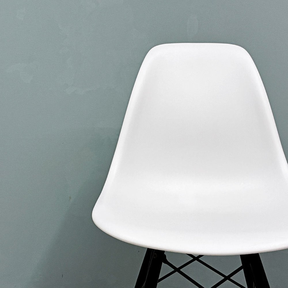 ハーマンミラー HermanMiller サイドシェルチェア ドゥエルレッグ ブラック×エボニー ポリプロピレン製 イームズ ミッドセンチュリー ◎