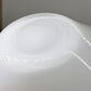 辻和美 Kazumi Tsuji 三角浅鉢 乳白色 ガラスボウル Φ16×7cm ファクトリーズーマー factory zoomer 現代作家 ●