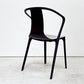 ヴィトラ Vitra ベルヴィルチェア Belleville Chair アームチェア ダイニングチェア スタッキングチェア オーク材 ダークブラウン系カラー ロナン & エルワン・ブルレック B ●
