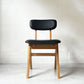 ドアーズリビングプロダクツ DOORS LIVING PRODUCTS ボシー BOTHY Mountain Leg Chair ダイニングチェア PVCレザー オーク無垢材 コンパスレッグ A ★