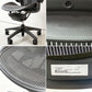 ハーマンミラー Herman Miller アーロンチェア クラシック Bサイズ ポスチャーフィット フル装備 グラファイトベース デスクチェア オフィスチェア ●