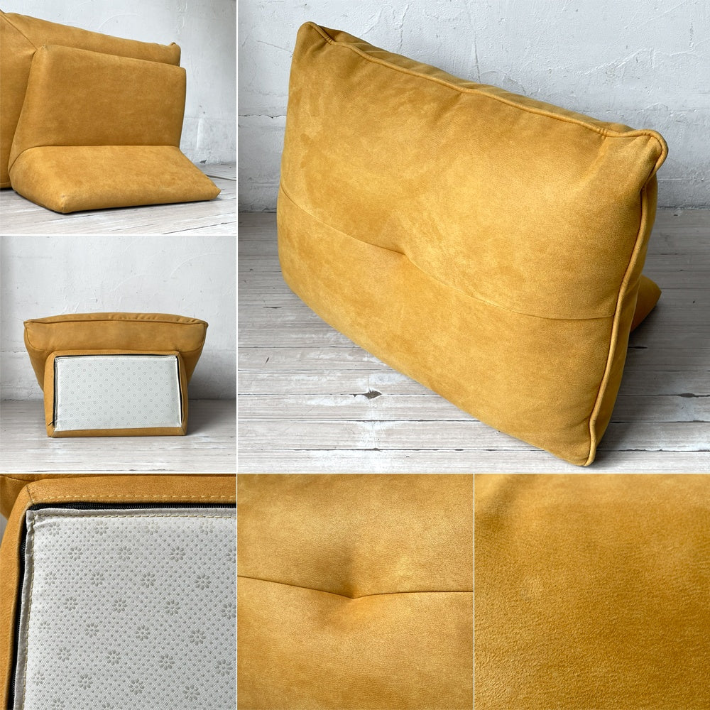 リラックスフォーム RELAX FORM アルフレード ALFREDO ソファ 背クッション ロータイプ 置き型クッション レザーテックス H42cm 関家具 定価￥16,500ｰ ★