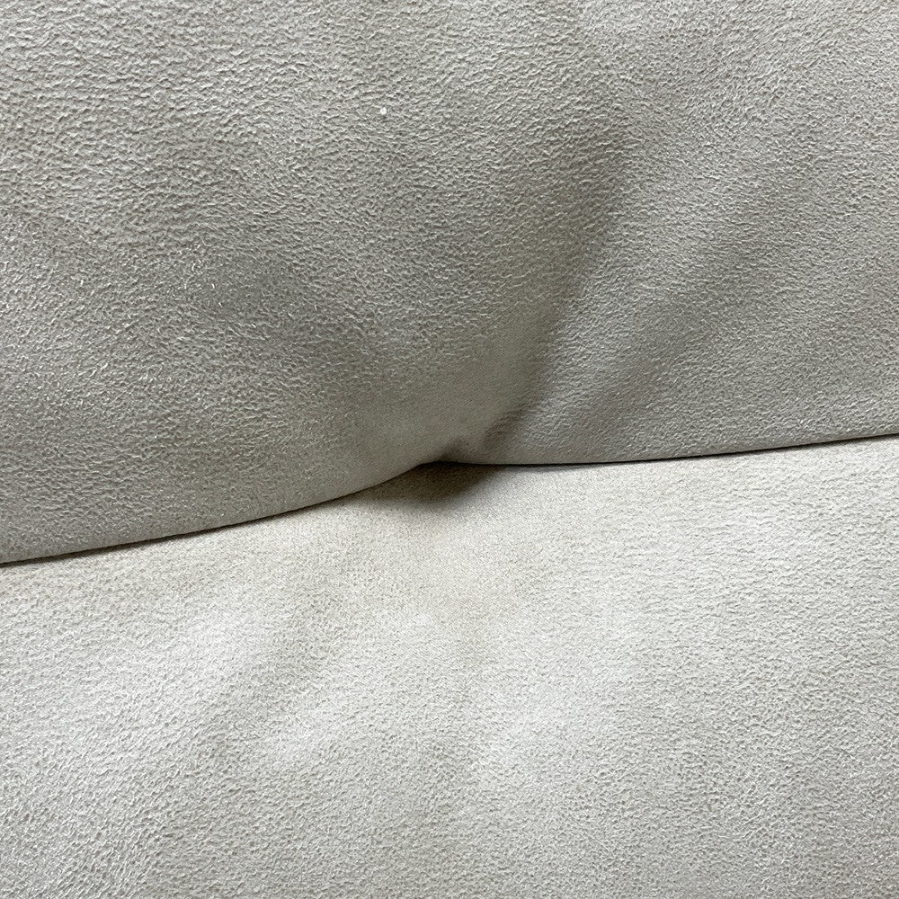 リラックスフォーム RELAX FORM アルフレード ALFREDO ソファ 背クッション ハイタイプ プラチナグレー 置き型クッション レザーテックス H52cm 関家具 展示品 美品 ●