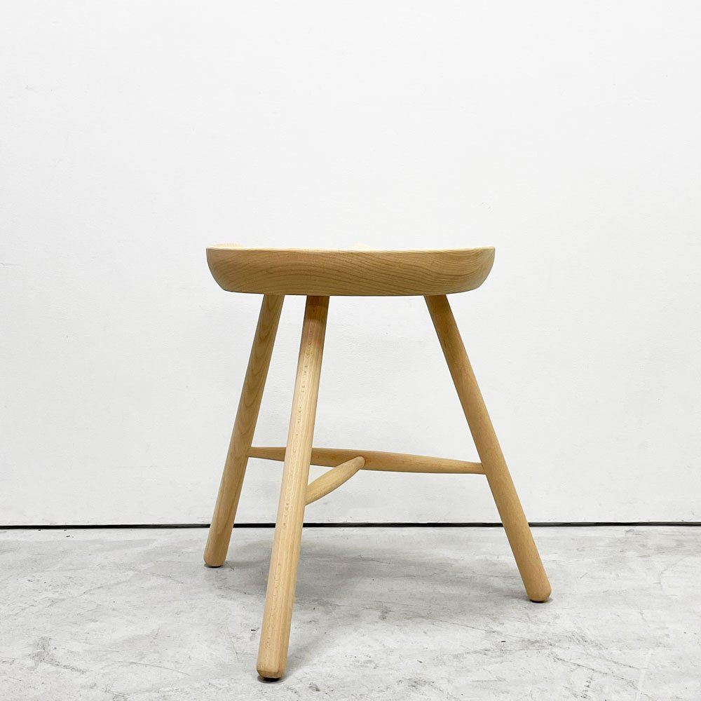 ワーナー Werner シューメーカーチェア Shoemaker Chair NO.49 スツール ビーチ材 ソープフィニッシュ ラーズ・ワーナー デンマーク 北欧家具 ●
