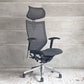 オカムラ okamura バロンチェア Baron Chair デスクチェア エクストラハイバック グラデーションサポートメッシュ 可動ヘッドレスト アジャストアーム ♪
