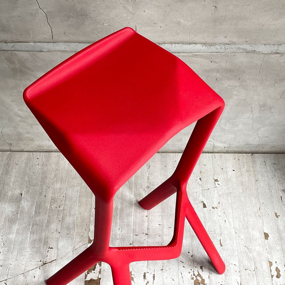 プランク PLANK ミウラスツール MIURA stool ハイスツール スタッキング レッド コンスタンチン･グルチッチ 定価￥44,000-  ♪