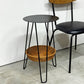 イデー IDEE ワラビー WALLABY サイドテーブル SIDE TABLE ラタン スチール ブラック ナチュラルモダン H60㎝ 定価￥39,900- ◎