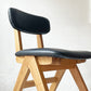 ドアーズリビングプロダクツ DOORS LIVING PRODUCTS ボシー BOTHY Mountain Leg Chair ダイニングチェア PVCレザー オーク無垢材 コンパスレッグ ★